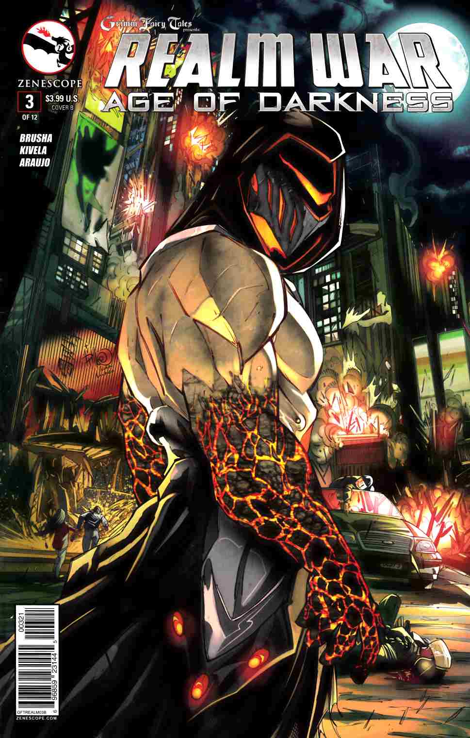 GFT Realm War #3 Cover B- Cafaro [Zenescope Comic] LARGE
