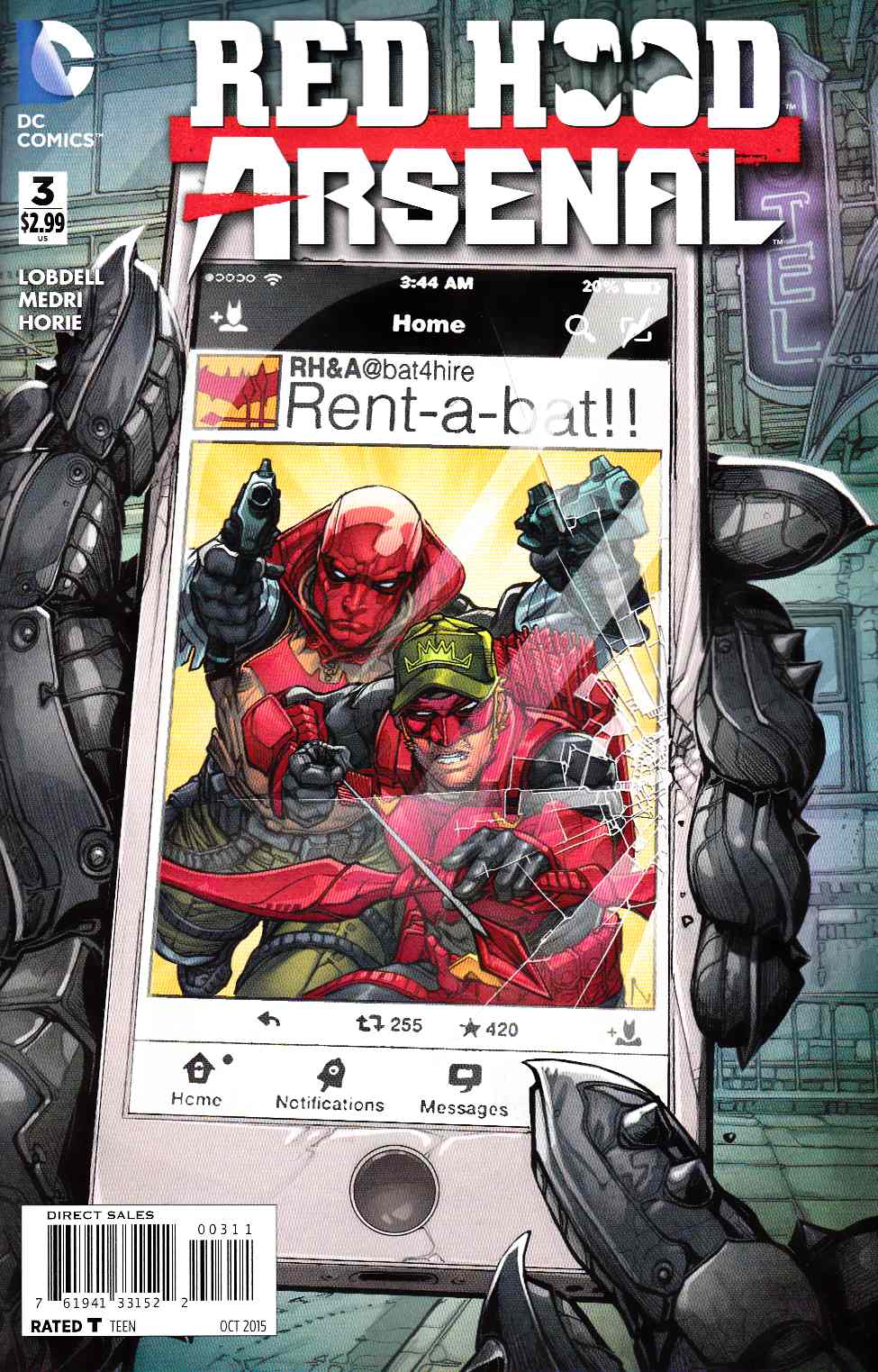 red hood and the outlaws arsenal