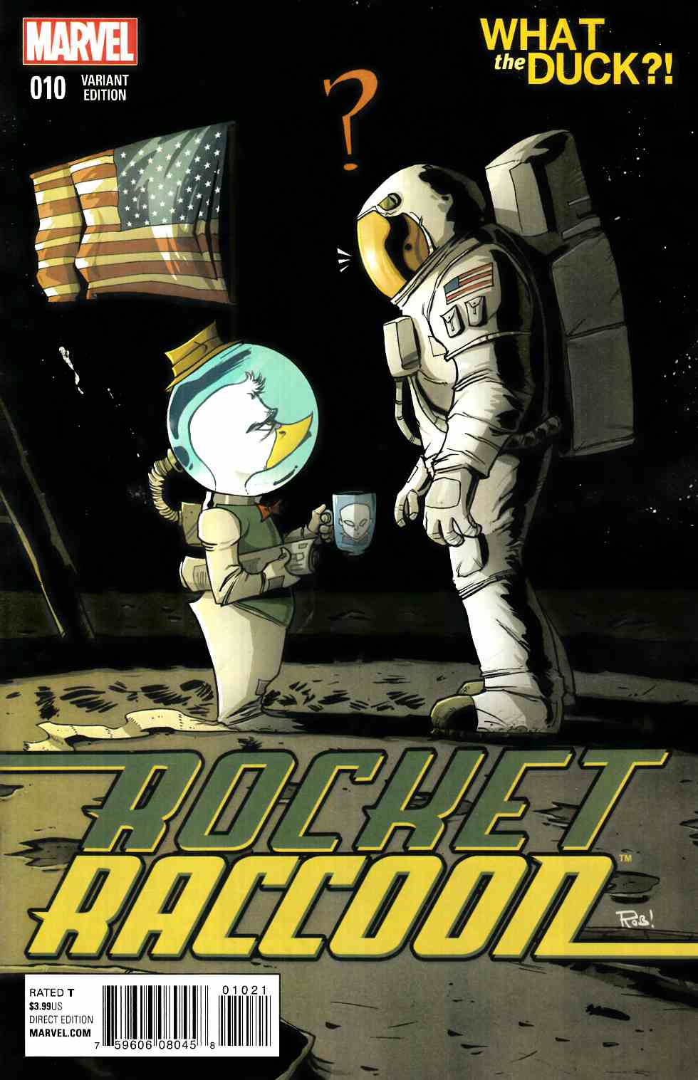 Rocket Raccoon #10 WTD Variant Cover [Marvel Comic] THUMBNAIL