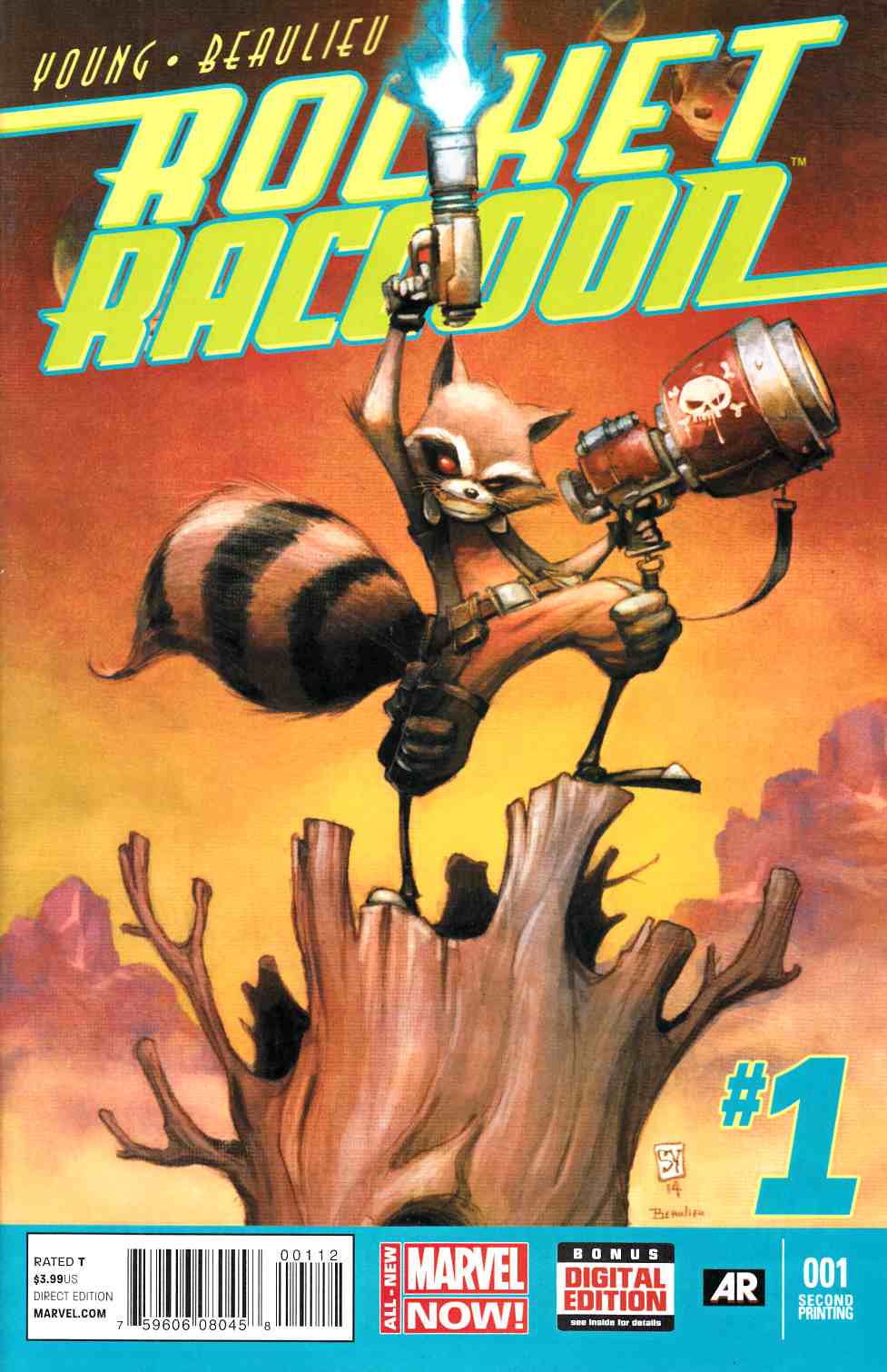 Rocket Raccoon #1 Second Printing [Marvel Comic] THUMBNAIL