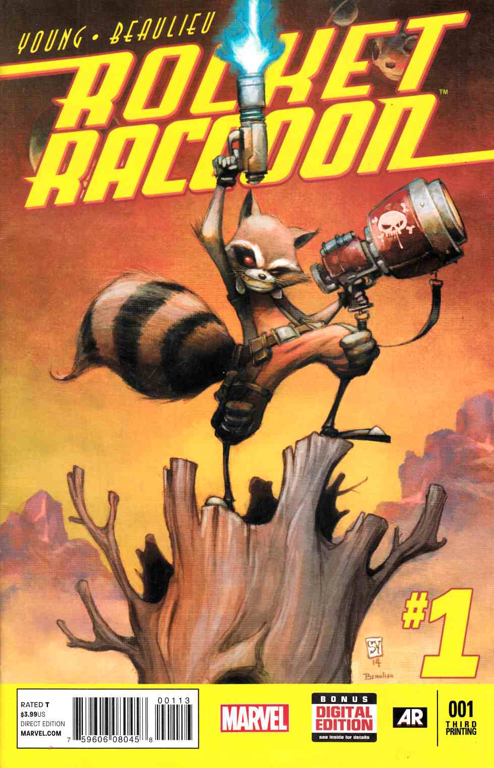 Rocket Raccoon #1 Third Printing Very Fine (8.0) [Marvel Comic] THUMBNAIL