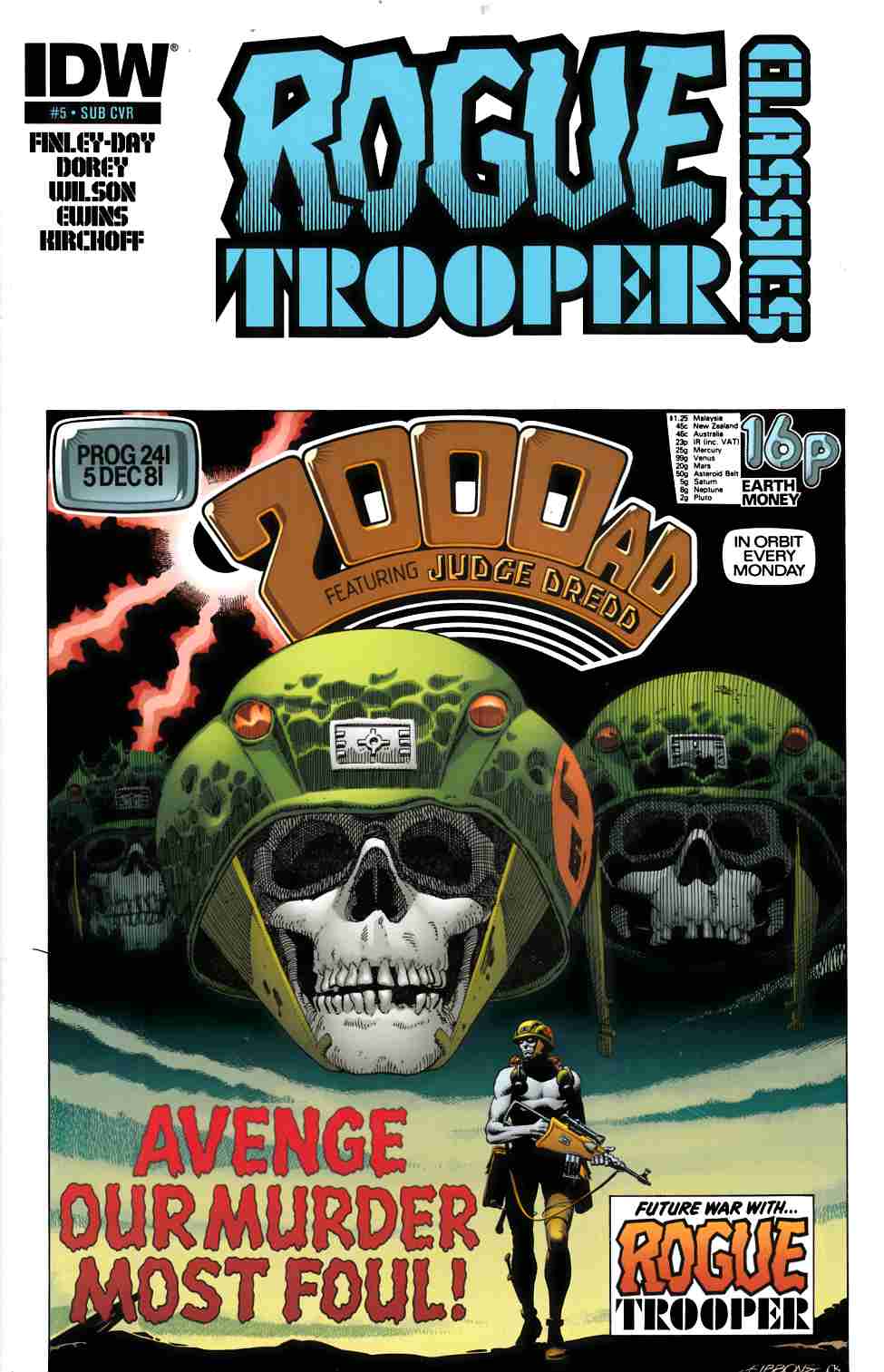 Rogue Trooper Classics #5 Subscription Cover [Comic] LARGE