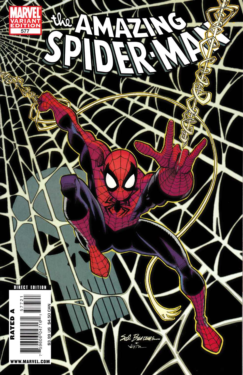 Amazing Spider-Man #577 Buscema Variant Cover Very Fine/Near Mint (9.0) [Marvel Comic] LARGE