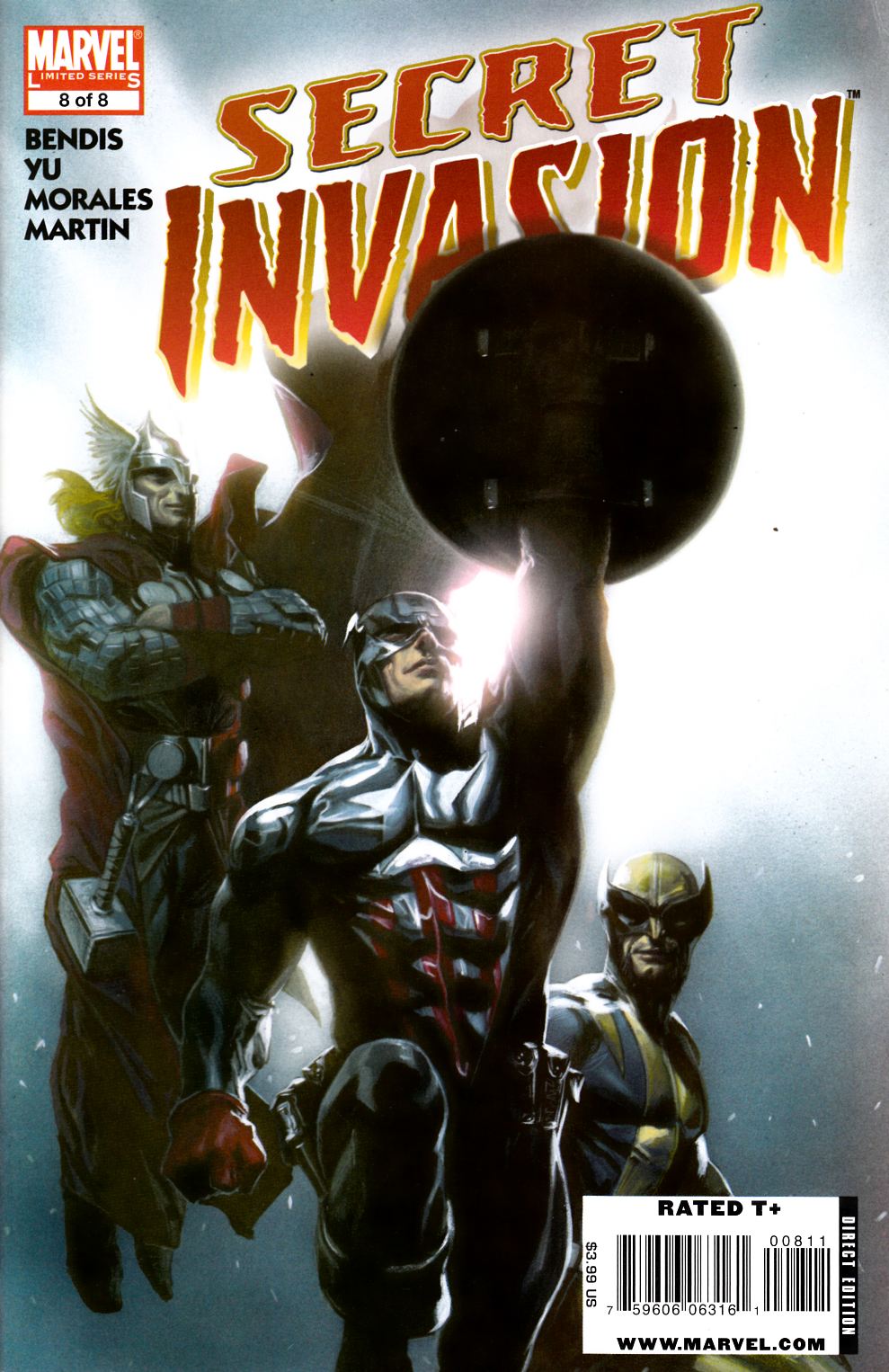 Secret Invasion #8 Very Fine (8.0) [Marvel Comic] LARGE
