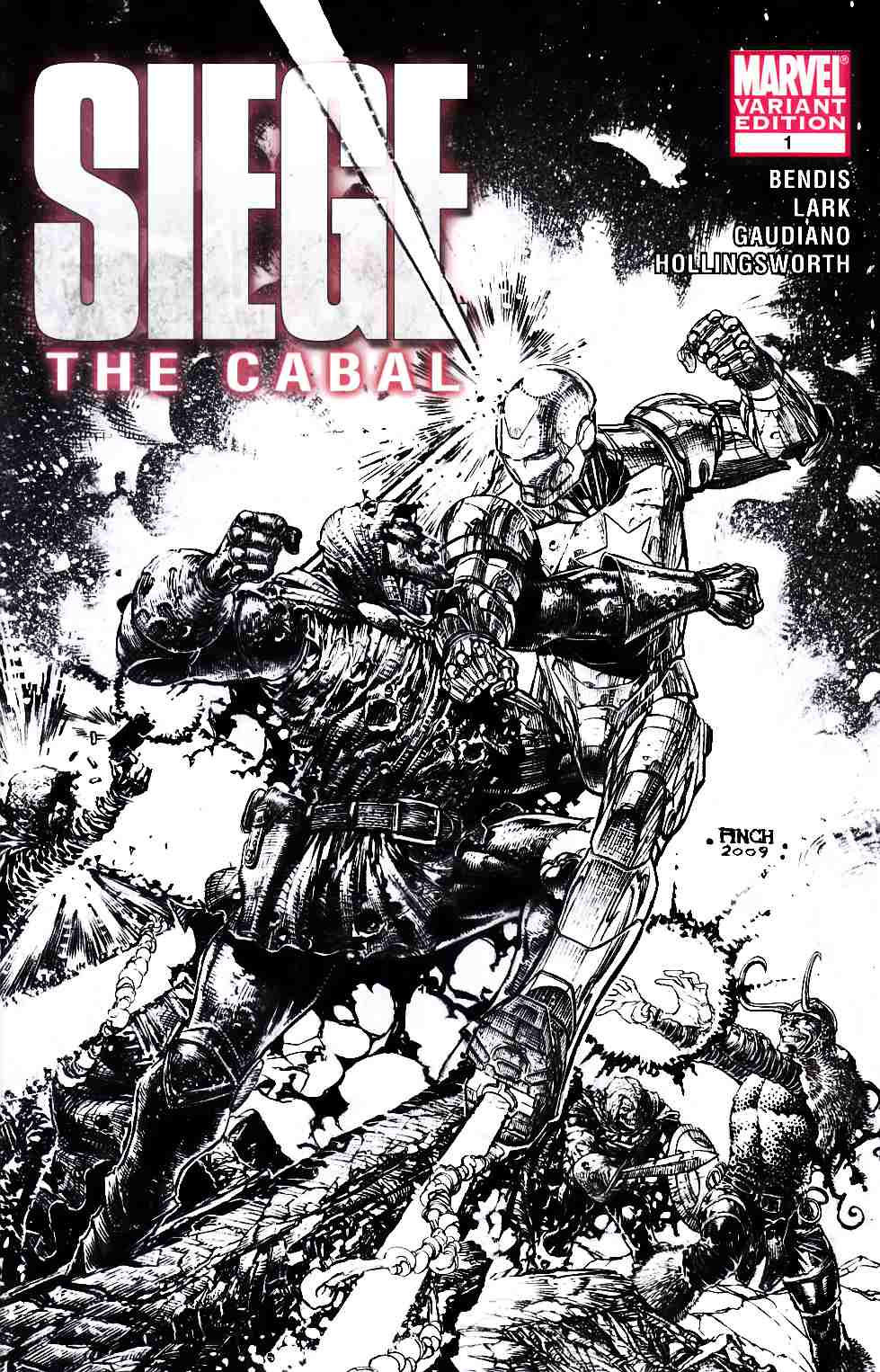 Siege the Cabal (One Shot) Finch Sketch Variant Cover Very Fine (8.0) [Marvel Comic] LARGE