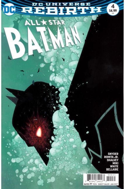 All Star Batman #4 Shalvey Variant Cover Near Mint (9.4) [DC Comic] LARGE