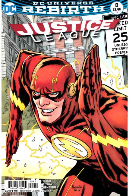 Justice League #8 Paquette Variant Cover [DC Comic] LARGE