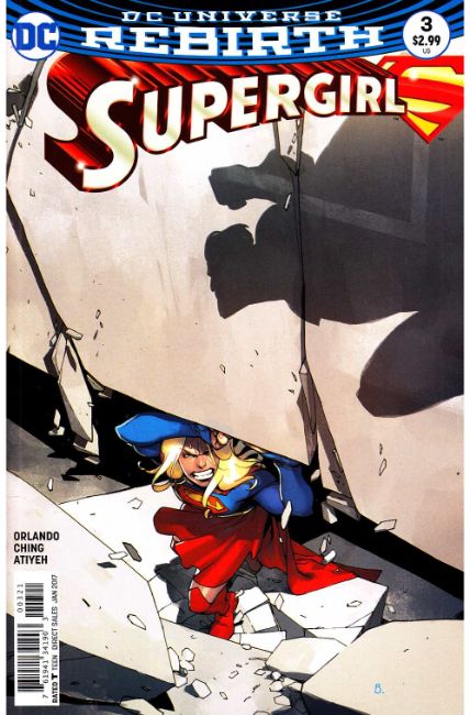 Supergirl #3 Bengal Variant Cover Near Mint Minus (9.2) [DC Comic] THUMBNAIL