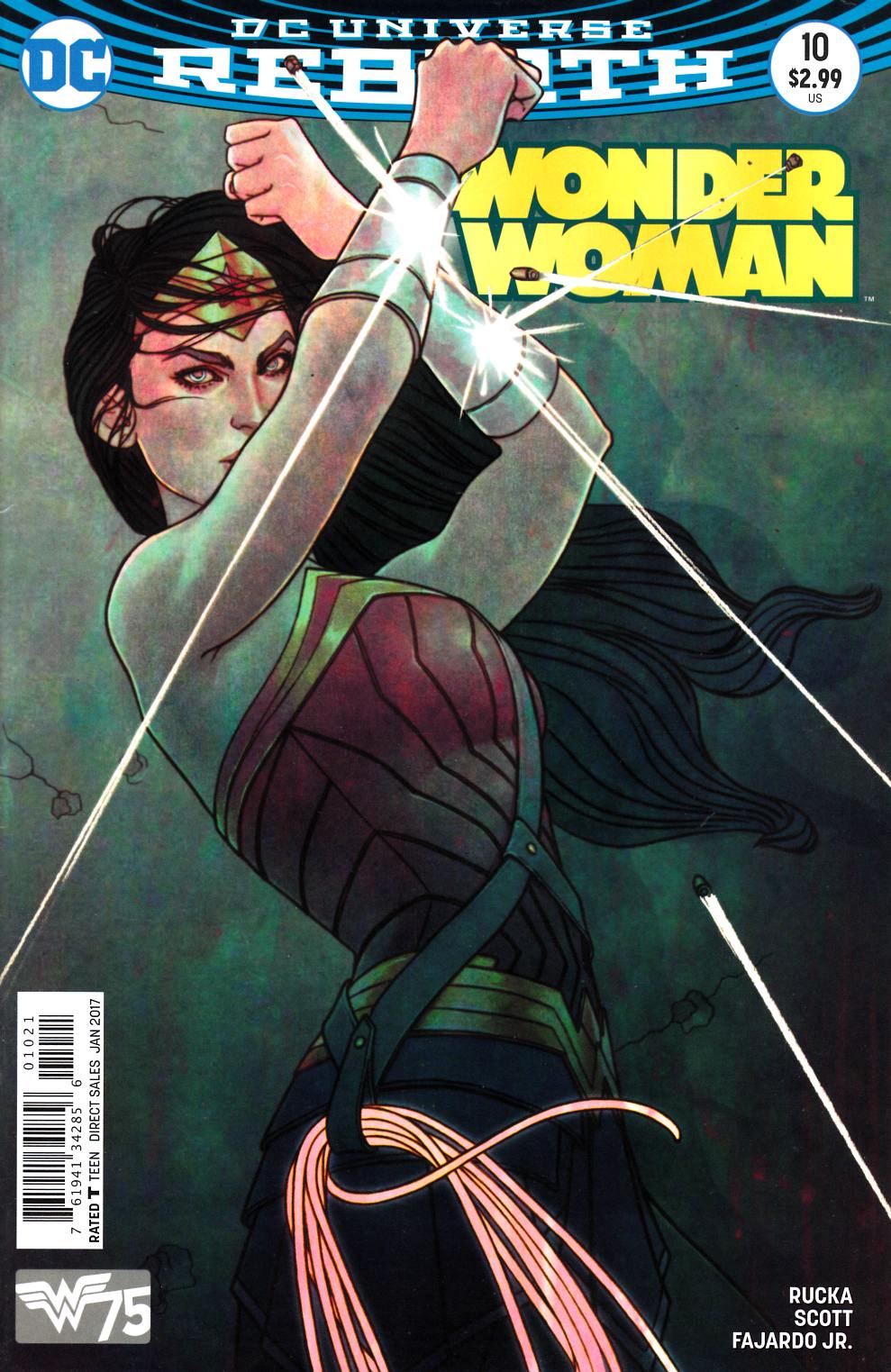 Wonder Woman #10 Frison Variant Cover Fine (6.0) [DC Comic]