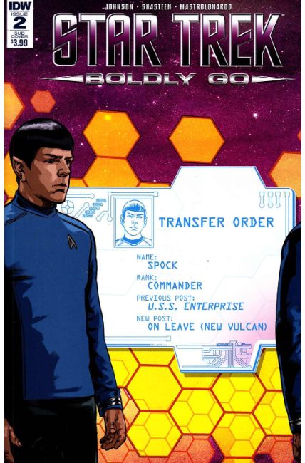 Star Trek Boldly Go #2 Subscription Cover [IDW Comic] THUMBNAIL