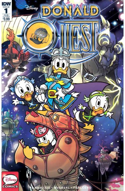 Donald Quest #1 Subscription Cover [IDW Comic] LARGE