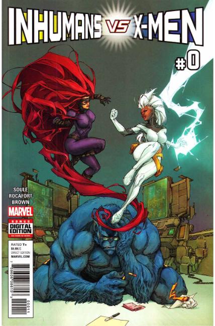 IVX Inhumans Vs X-Men #0 [Marvel Comic] THUMBNAIL
