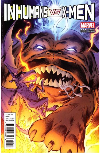 IVX Inhumans Vs X-Men #0 Davis Variant Cover [Marvel Comic] THUMBNAIL