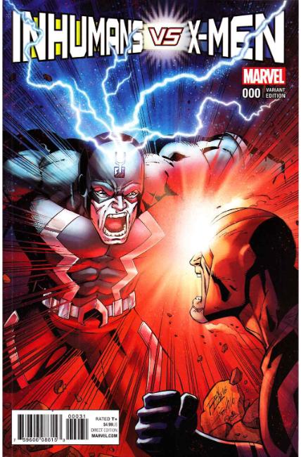 IVX Inhumans Vs X-Men #0 Lim Variant Cover [Marvel Comic] THUMBNAIL