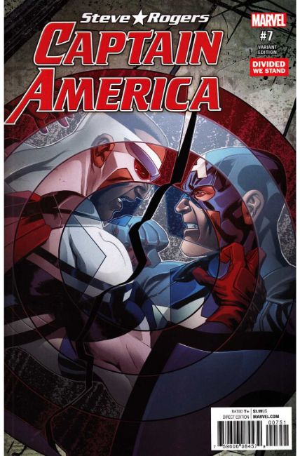 Captain America Steve Rogers #7 Divided We Stand Variant Cover [Marvel Comic] THUMBNAIL