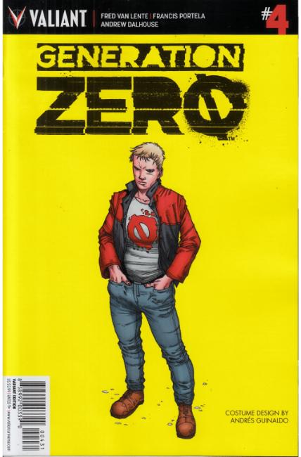 Generation Zero #4 Cover C- Character Design Incentive [Valiant Comic] THUMBNAIL