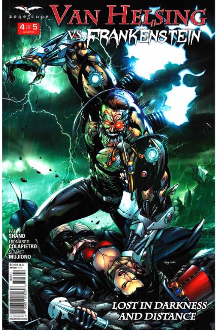 GFT Van Helsing vs Frankenstein #4 Cover B [Zenescope Comic] LARGE