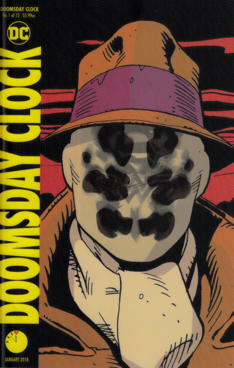 Doomsday Clock #1 Lenticular Variant Cover Near Mint (9.4) [DC Comic] LARGE