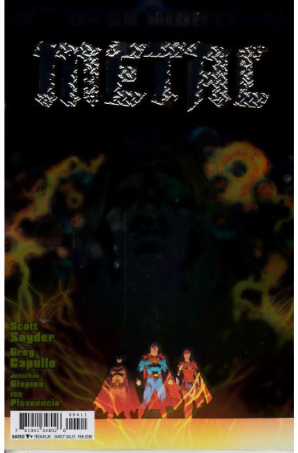 Dark Nights Metal #4 Near Mint (9.4) [DC Comic] THUMBNAIL