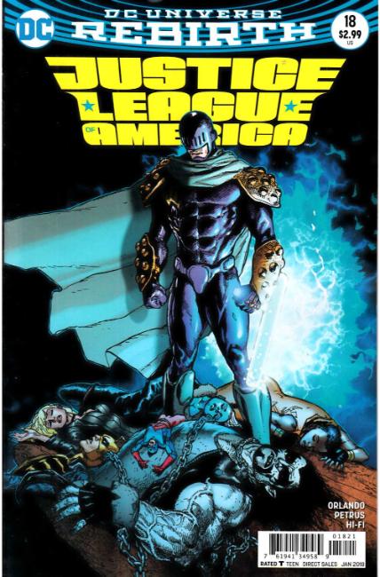 Justice League of America #18 Mahnke Variant Cover Very Fine (8.0) [DC Comic] THUMBNAIL