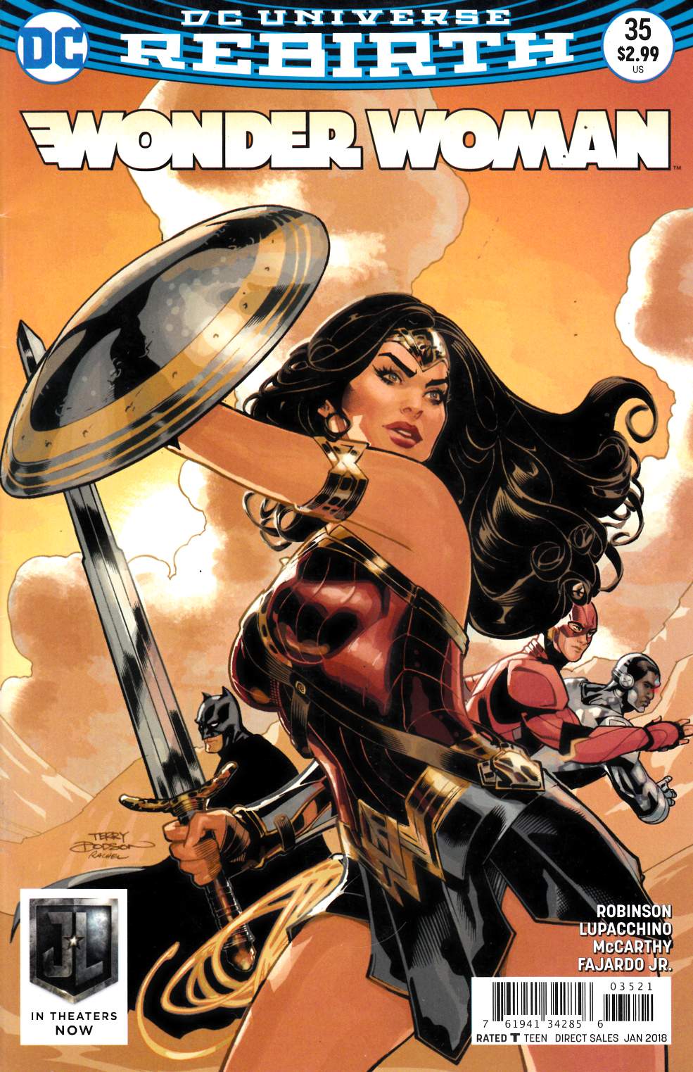 Wonder Woman #35 Dodson Variant Cover Fine Plus (6.5) [DC Comic]