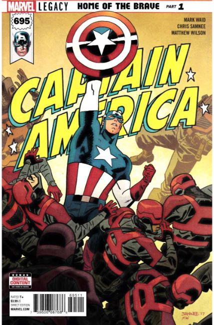 Captain America #695 Near Mint (9.4) [Marvel Comic] THUMBNAIL