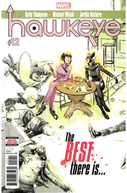 Hawkeye #12 Near Mint (9.4) [Marvel Comic] LARGE