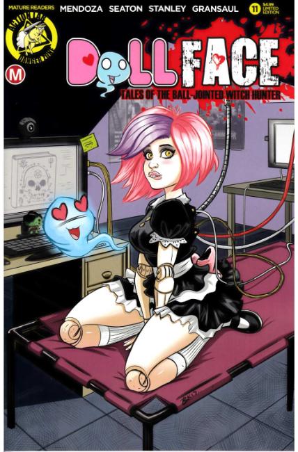 Dollface #11 Cover C- Garcia Pin Up [Danger Zone Comic] THUMBNAIL