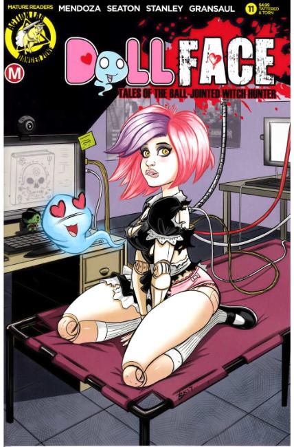 Dollface #11 Cover D- Garcia Pin Up Tattered & Torn [Danger Zone Comic] THUMBNAIL