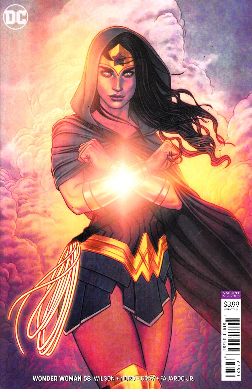 Wonder Woman #58 Frison Variant Cover Near Mint (9.4) [DC Comic] LARGE
