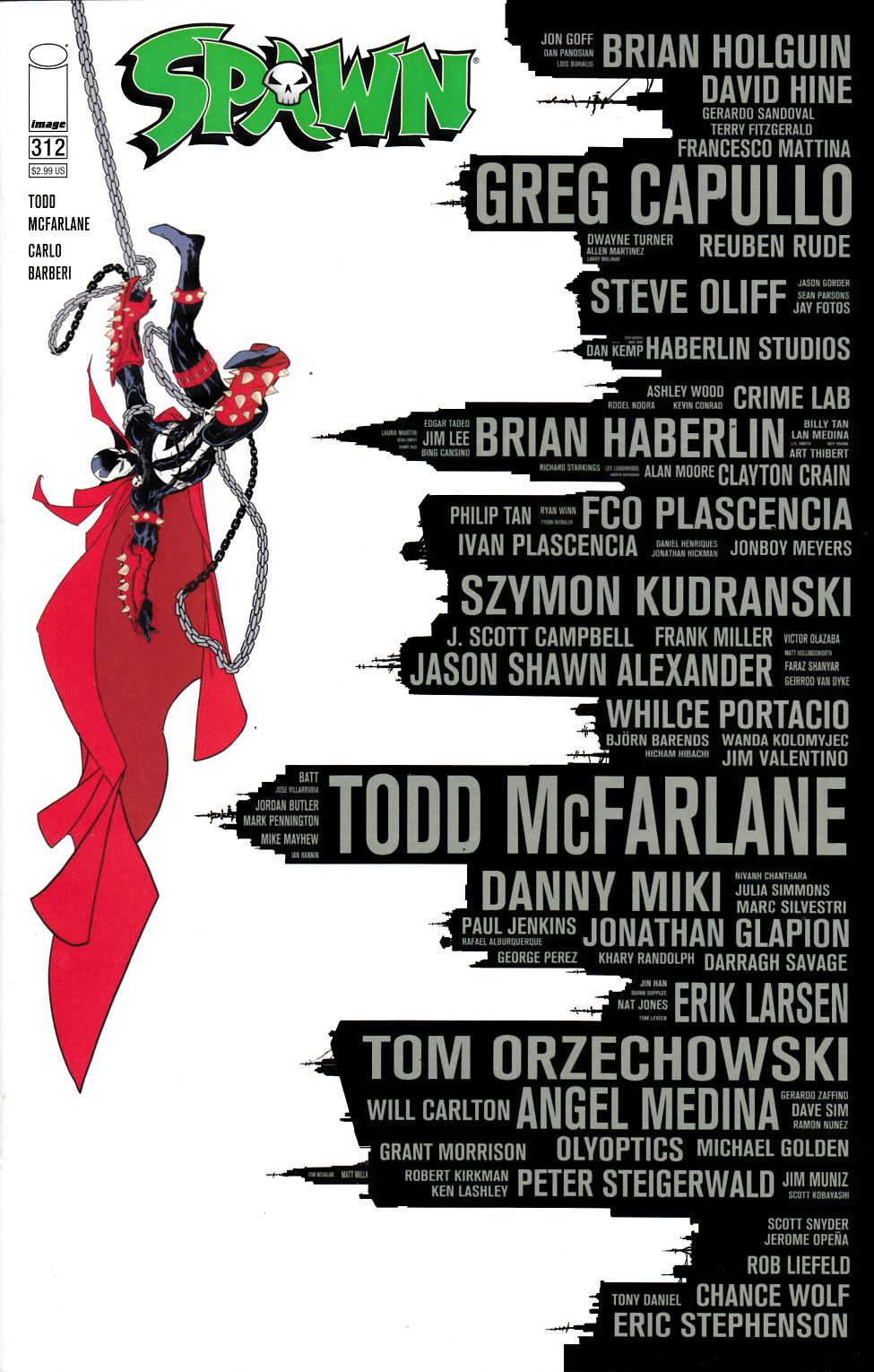 Spawn #312 Cover B Near Mint (9.4) [Image Comic] THUMBNAIL