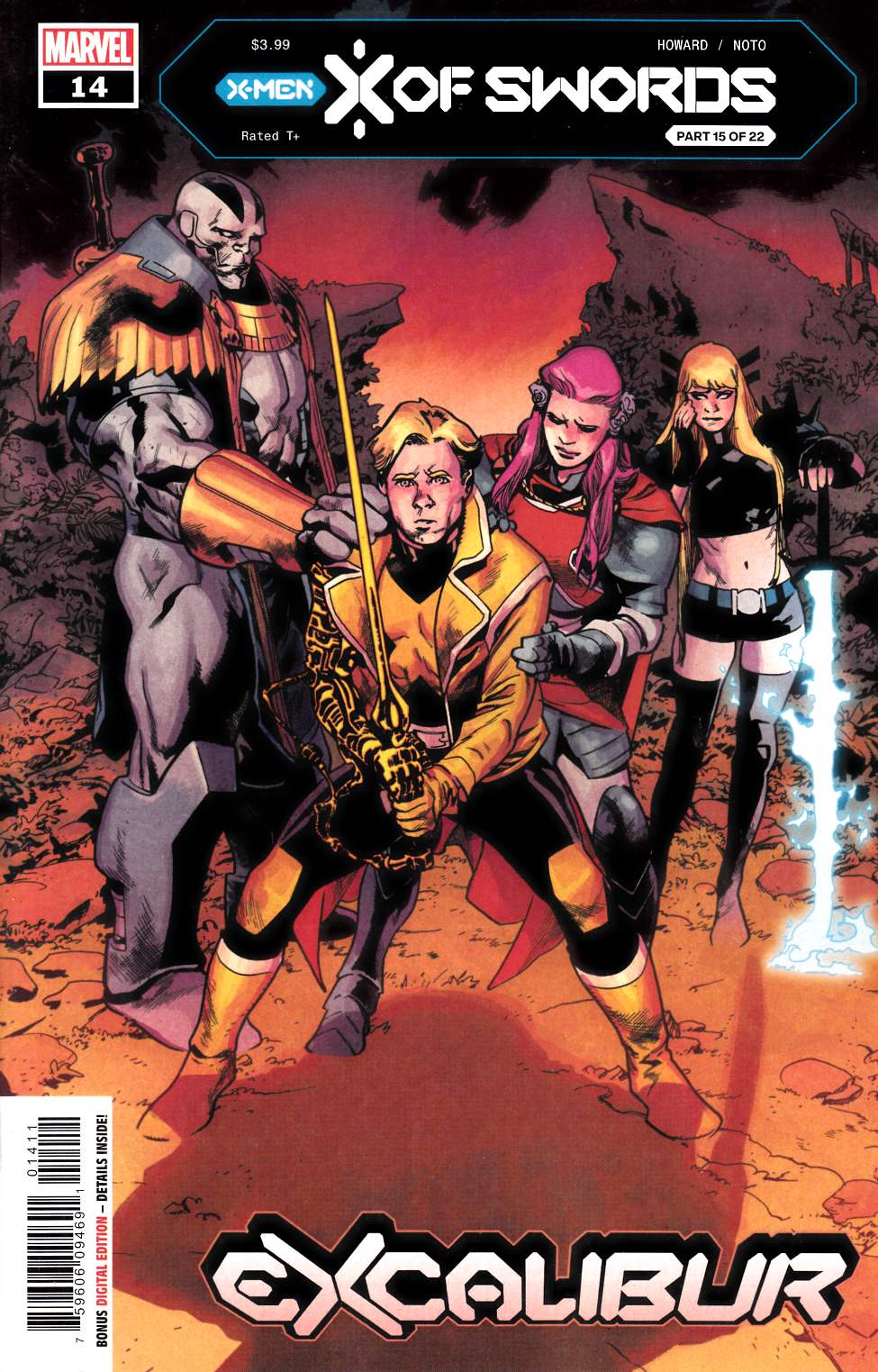 Excalibur #14 Near Mint (9.4) [Marvel Comic] THUMBNAIL