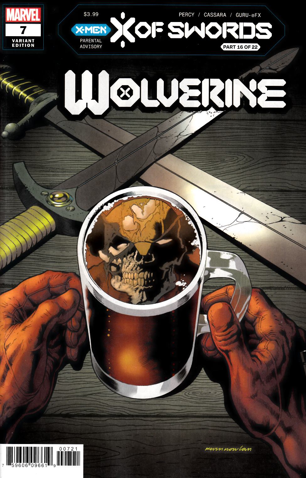 Wolverine #7 Nowlan Variant Cover Near Mint (9.4) [Marvel Comic] LARGE
