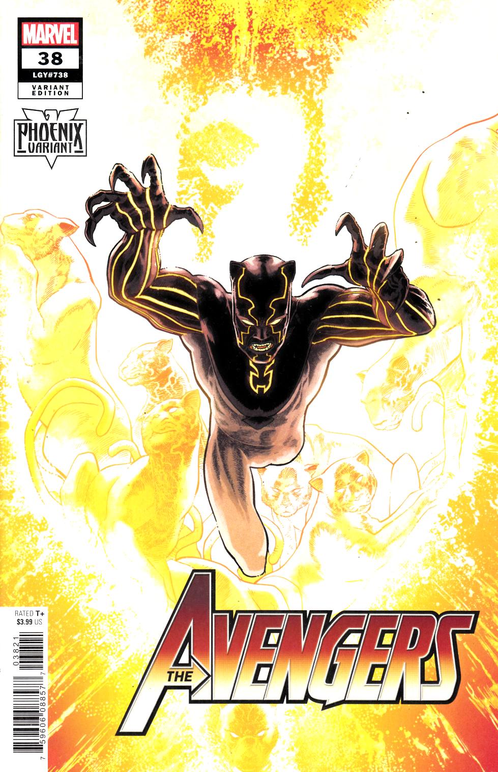 Avengers #38 Kuder Phoenix Variant Cover Near Mint (9.4) [Marvel Comic] THUMBNAIL