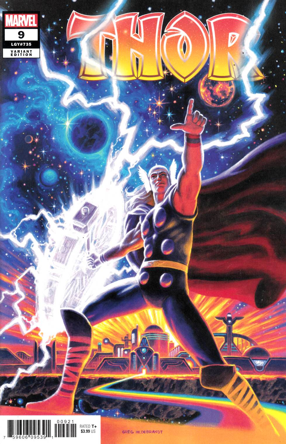 Thor #9 Hildebrandt Variant Cover Near Mint (9.4) [Marvel Comic] THUMBNAIL