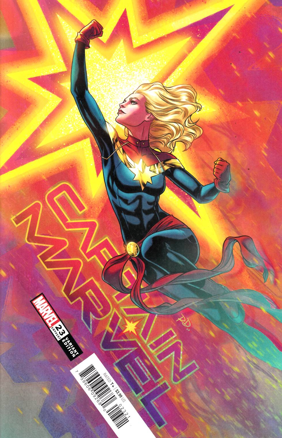 Captain Marvel #23 Dauterman Variant Cover Near Mint (9.4) [Marvel Comic] THUMBNAIL