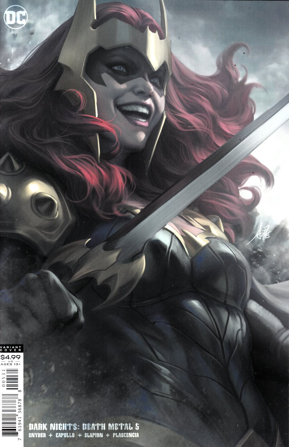 Dark Nights Death Metal #5 Lau Variant Cover Near Mint (9.4) [DC Comic] THUMBNAIL