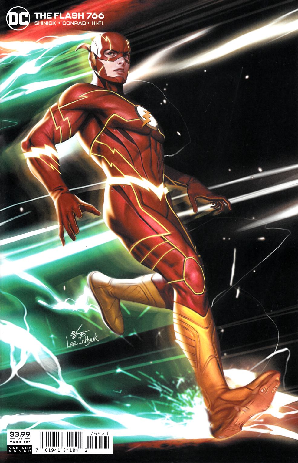 Flash #766 In-Hyuk Lee Variant Cover Near Mint (9.4) [DC Comic] THUMBNAIL