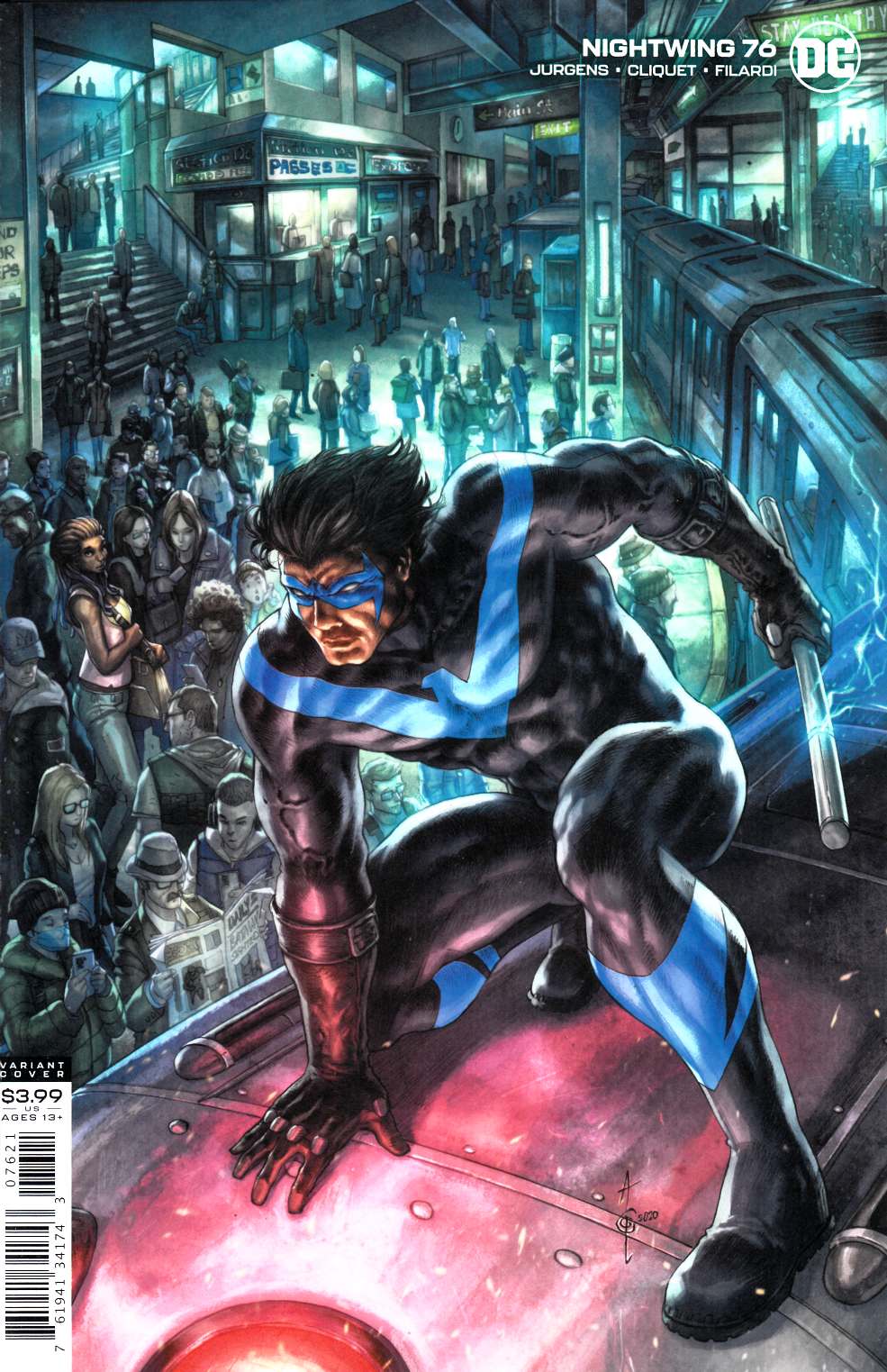 Nightwing #76 Quah Variant Cover Very Fine (8.0) [DC Comic] THUMBNAIL