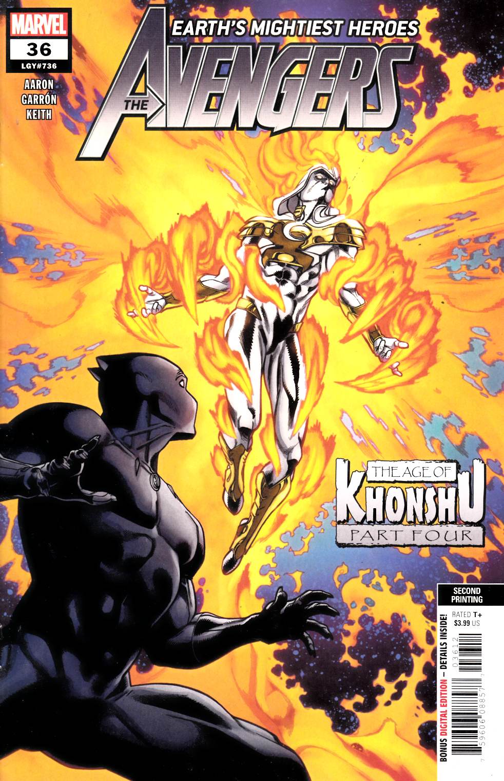 Avengers #36 Second Printing Near Mint (9.4) [Marvel Comic] THUMBNAIL