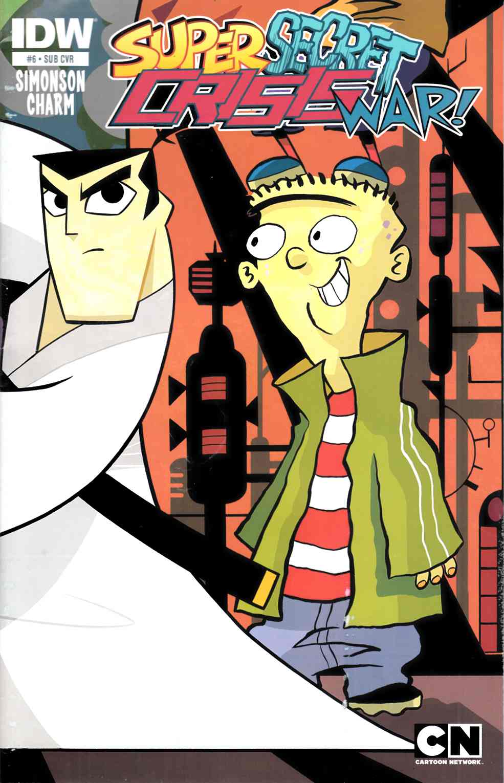 Cartoon Network Super Secret Crisis War #6 Subscription Cover [IDW Comic] LARGE