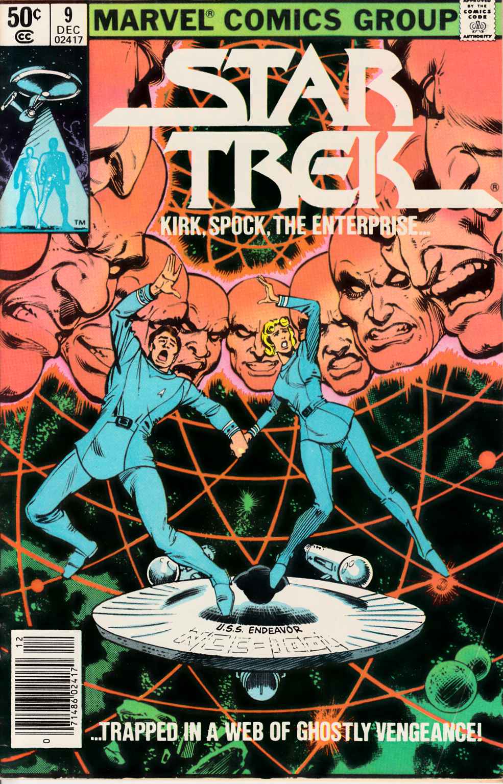 Star Trek #9 Newsstand Edition Very Good/Fine (5.0) [Marvel Comic] THUMBNAIL