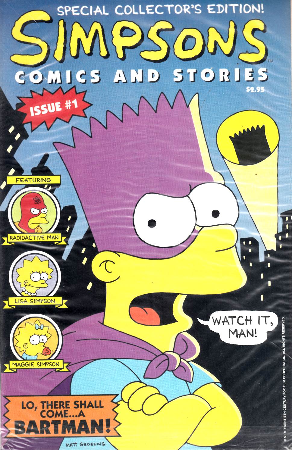 Simpsons Comics and Stories #1 Near Mint (9.4) [Bongo Comic] THUMBNAIL