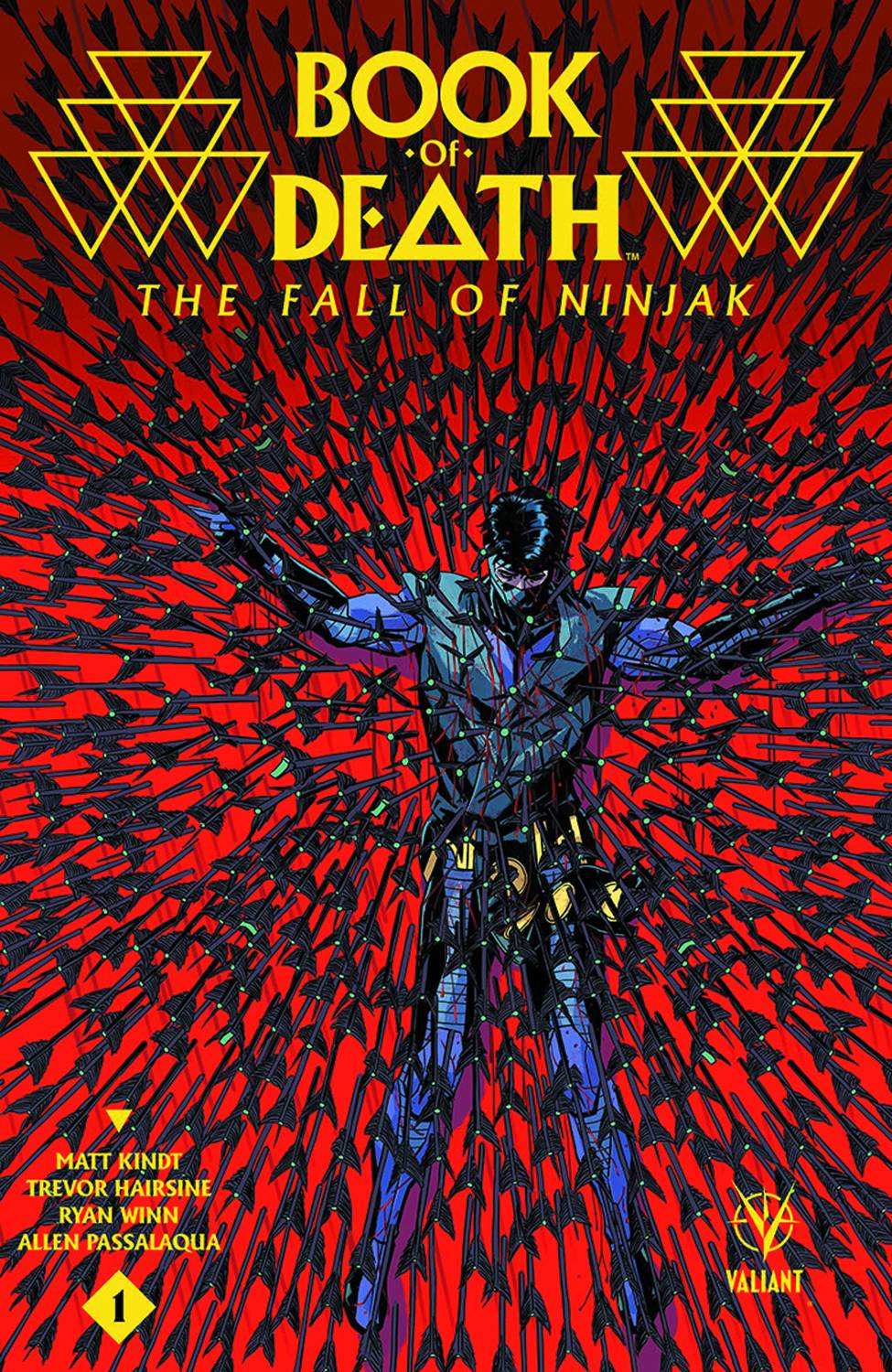 Book of Death Fall of Ninjak #1 Second Printing [Valiant Comic] LARGE