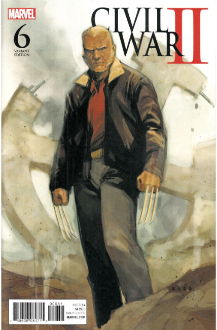 Civil War II #6 Noto Old Man Logan Variant Cover [Marvel Comic] THUMBNAIL