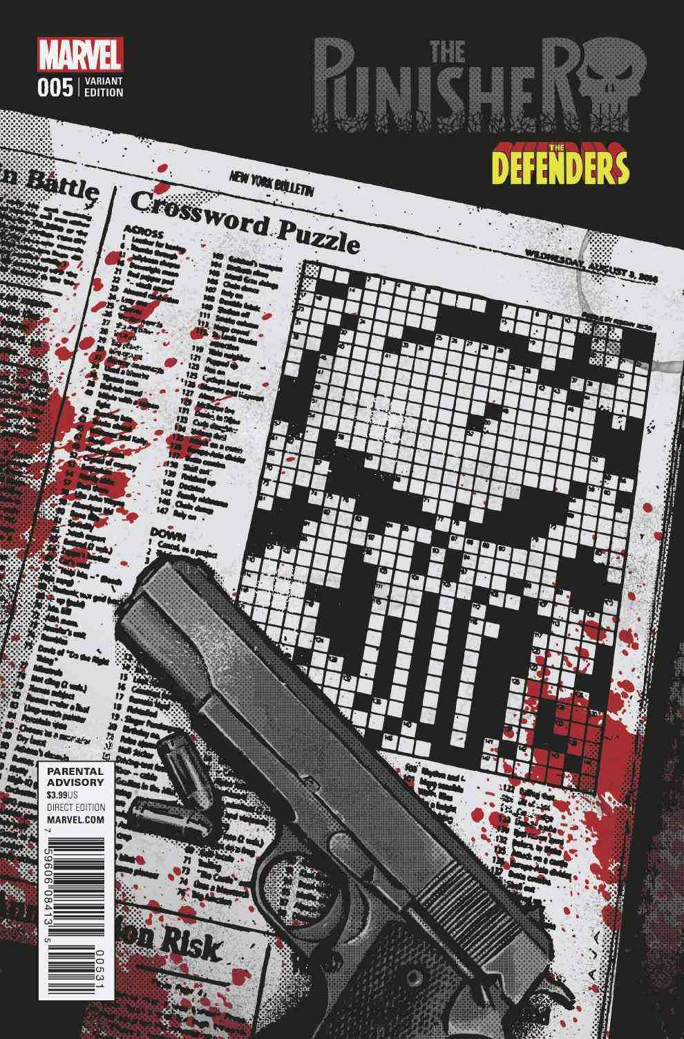 Punisher #5 Aja Defenders Variant Cover [Marvel Comic] THUMBNAIL