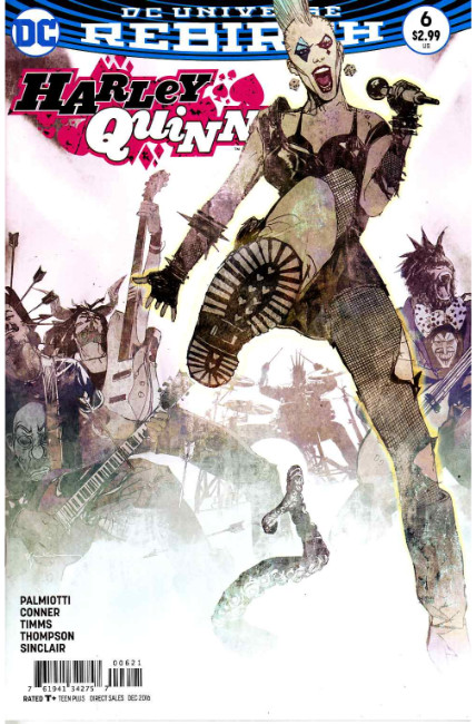 Harley Quinn #6 Sienkiewicz Variant Cover [DC Comic] LARGE