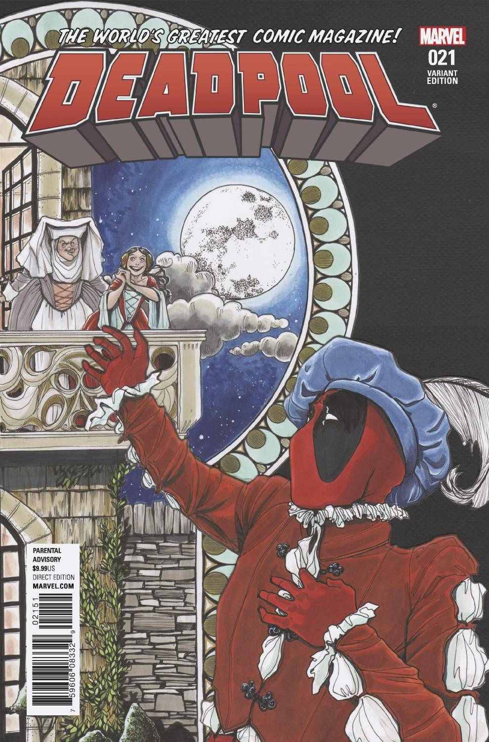 Deadpool #21 Janet Lee Variant Cover [Marvel Comic] THUMBNAIL