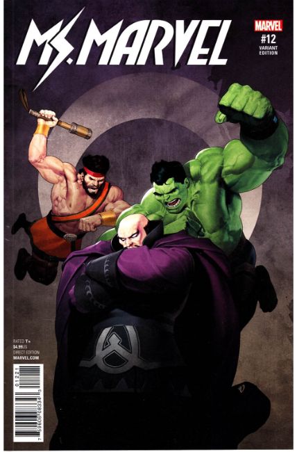 Ms Marvel #12 Olivetti Champions Variant Cover Very Fine (8.0) [Marvel Comic] THUMBNAIL
