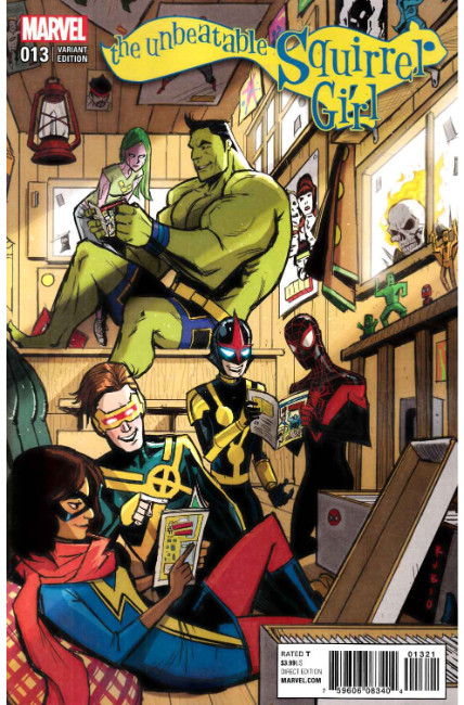 Unbeatable Squirrel Girl #13 Champions Variant Cover [Marvel Comic] LARGE